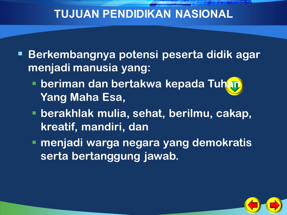 Undang Undang Sistem Pendidikan Nasional Berbagi Informasi